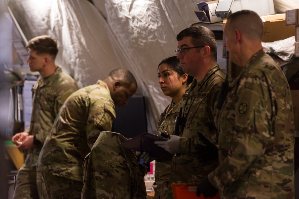 Coalition Members React to Mass Casualty Exercise