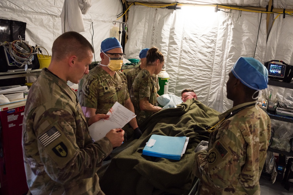 Coalition Members React to Mass Casualty Exercise