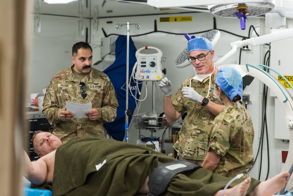 Coalition Members React to Mass Casualty Exercise
