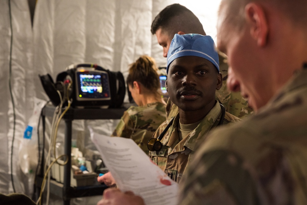 Coalition Members React to Mass Casualty Exercise