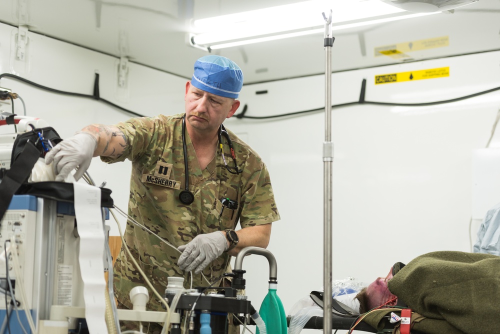Coalition Members React to Mass Casualty Exercise