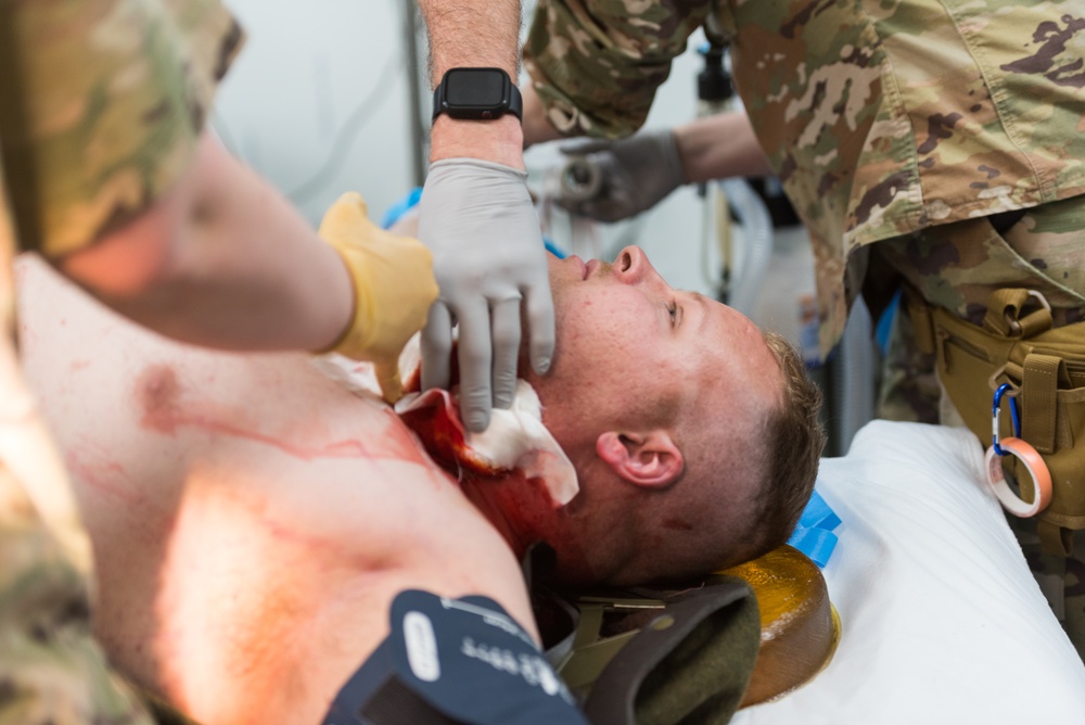 Coalition Members React to Mass Casualty Exercise
