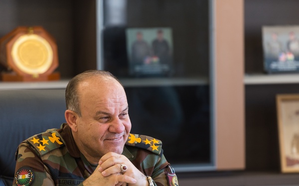 Coalition Advisors Assess Peshmerga Logistics Hub