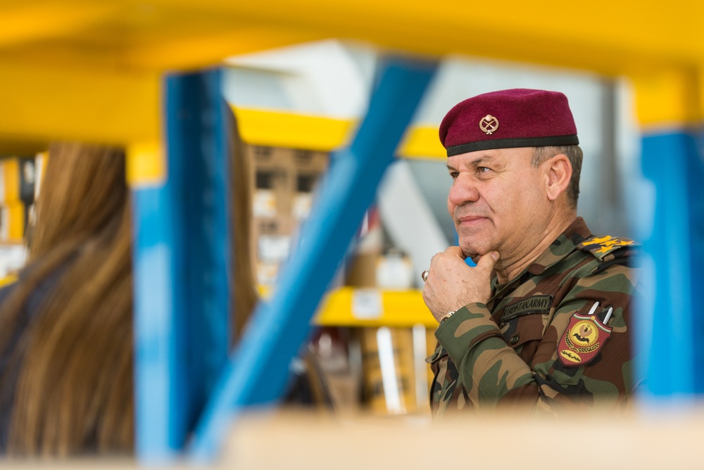 Coalition Advisors Assess Peshmerga Logistics Hub