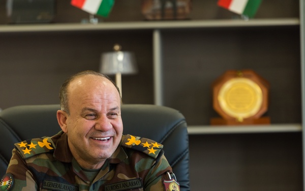 Coalition Advisors Assess Peshmerga Logistics Hub
