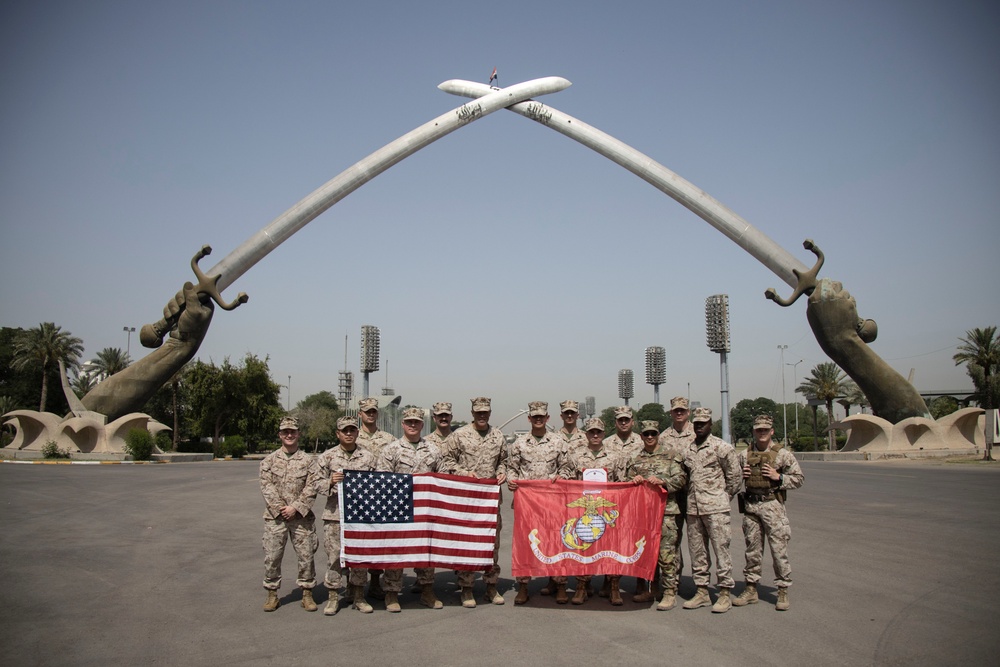 SMMC Ruiz promotes Marines at Crossed Swords Baghdad