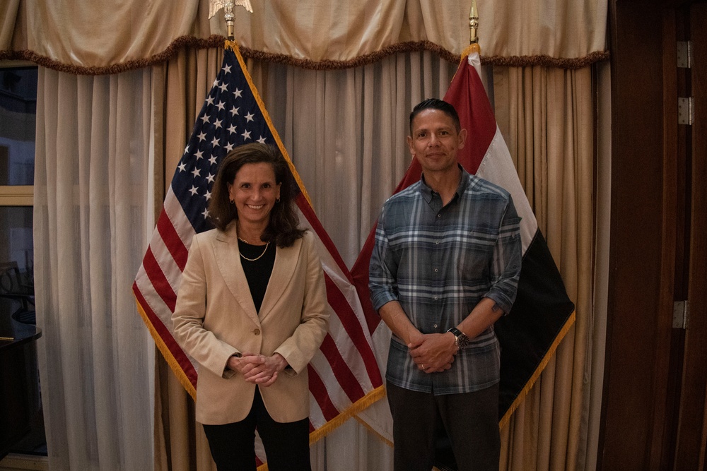 SMMC Ruiz visits U.S. Embassy Baghdad