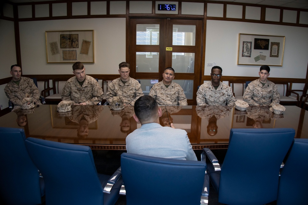 SMMC Ruiz visits U.S. Embassy Kuwait