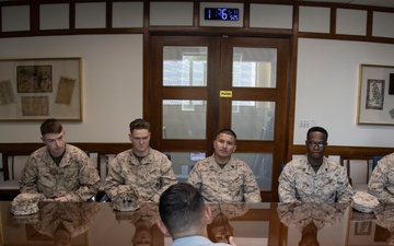 SMMC Ruiz visits U.S. Embassy Kuwait