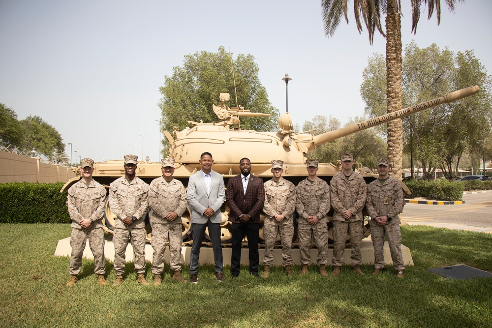 SMMC Ruiz visits U.S. Embassy Kuwait