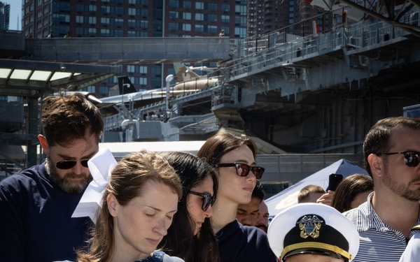 Fleet Week New York 2025 Intrepid Museum Memorial Day Ceremony