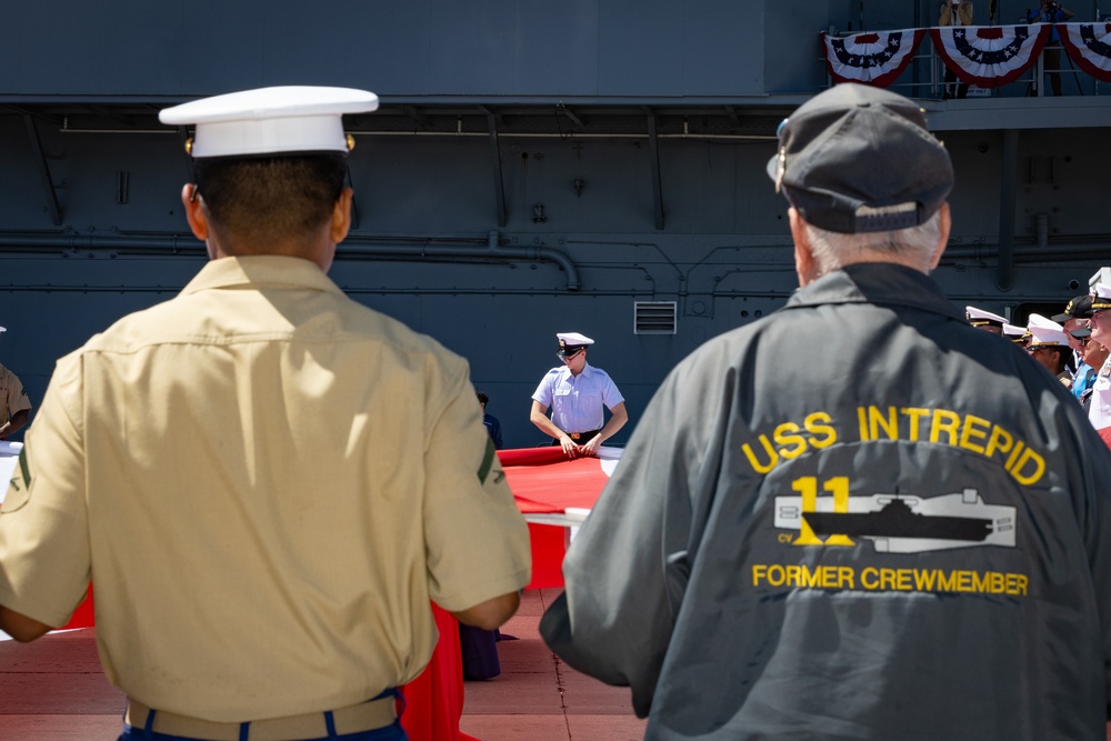 Fleet Week New York 2025 Intrepid Museum Memorial Day Ceremony