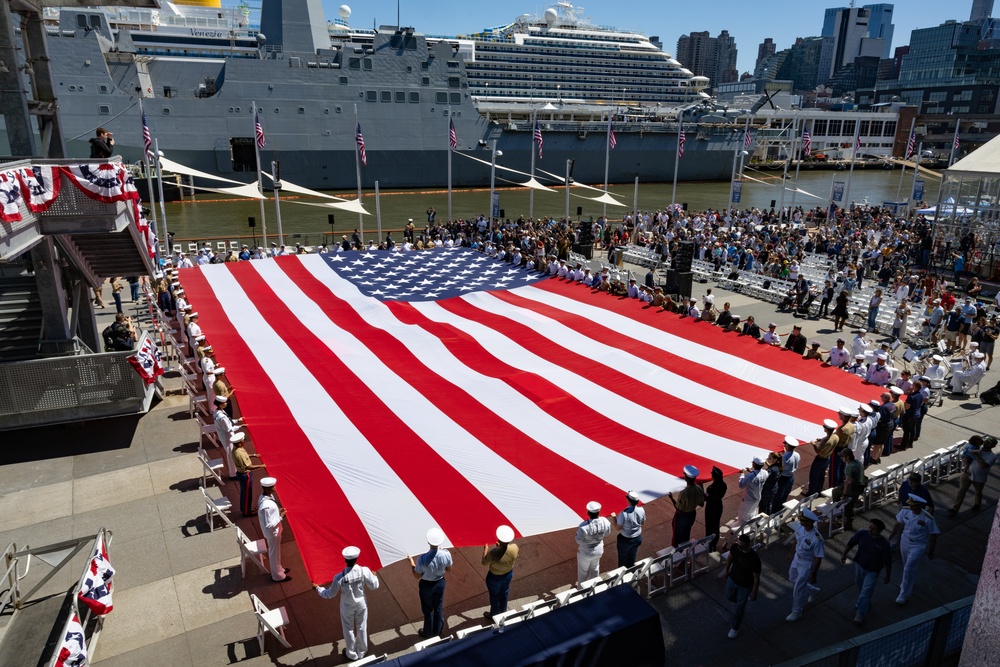 Fleet Week New York 2025 Intrepid Museum Memorial Day Ceremony