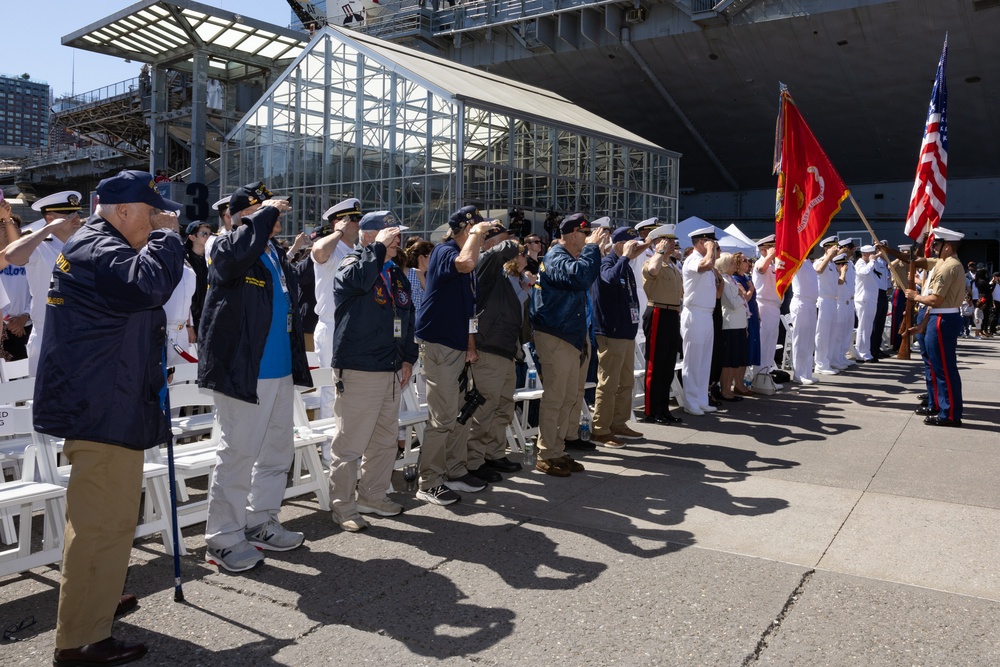 Fleet Week New York 2025 Intrepid Museum Memorial Day Ceremony