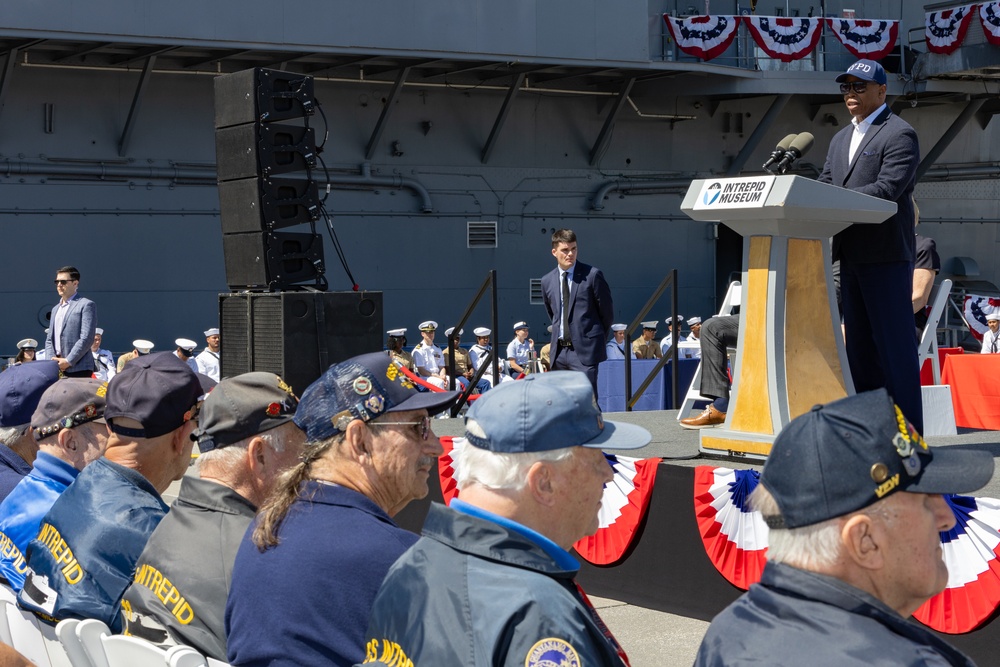 Fleet Week New York 2025 Intrepid Museum Memorial Day Ceremony