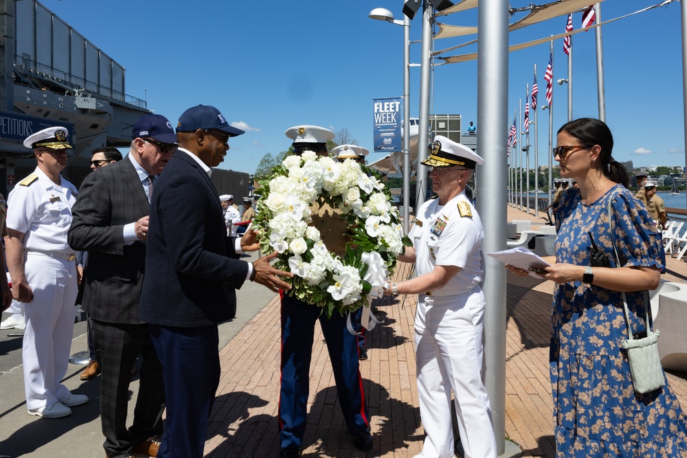Fleet Week New York 2025 Intrepid Museum Memorial Day Ceremony