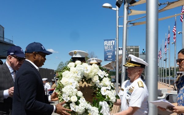 Fleet Week New York 2025 Intrepid Museum Memorial Day Ceremony
