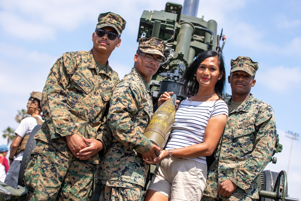 U.S. Service Members Host Expo at USS Iowa Museum for Los Angeles Fleet Week