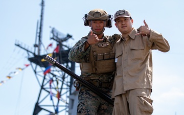 U.S. Service Members Host Expo at USS Iowa Museum for Los Angeles Fleet Week