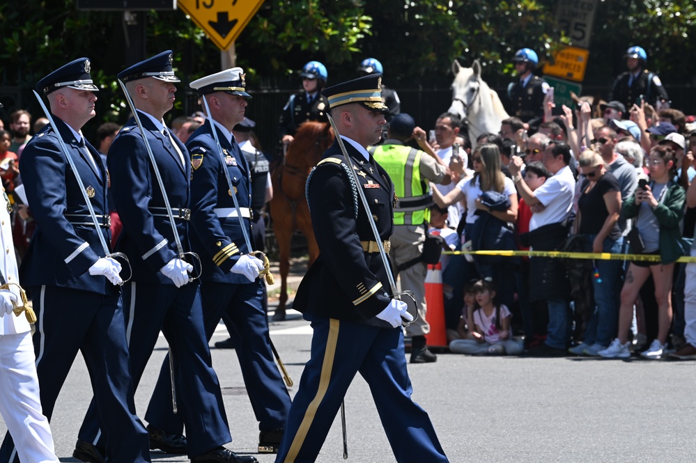D.C. National Guard Participate in the 2025 National Memorial Day Parade
