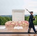 A Tomb Sentinal marches in front of the Tomb of the Unknown Soldier on Memorial Day.