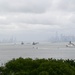 U.S. Coast Guard and Navy vessels participate in the Parade of Ships for Fleet Week New York 2025
