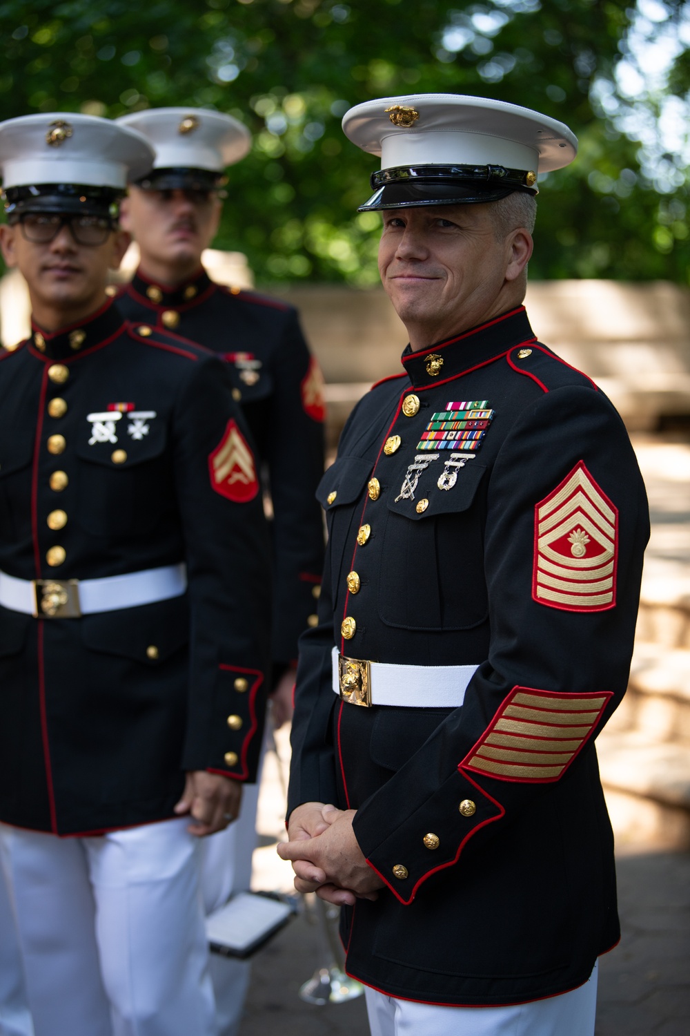 FWNY25; U.S. Marines and Sailors hold wreath laying ceremony