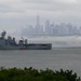 U.S. Coast Guard and Navy vessels participate in the Parade of Ships for Fleet Week New York 2025