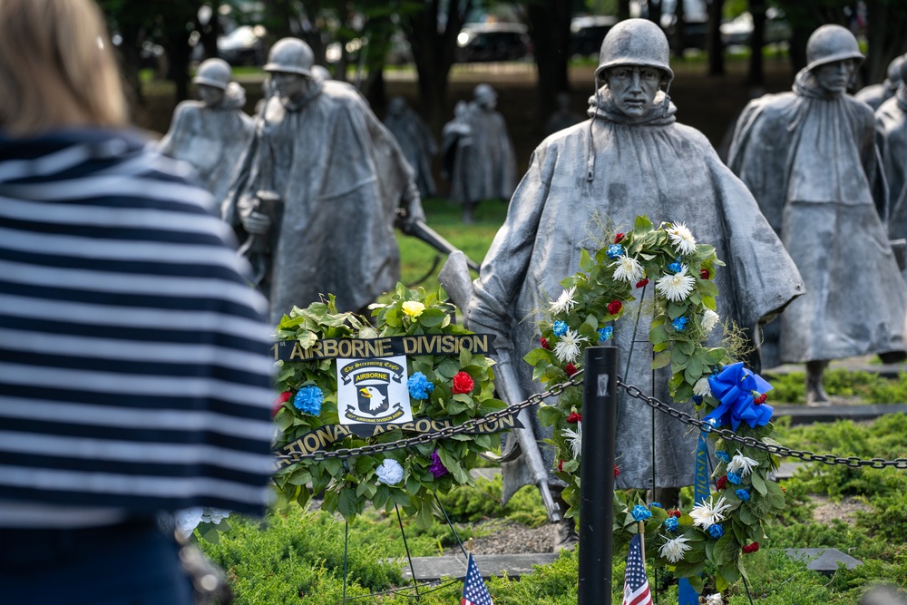 Korean War Veterans Memorial Wreath-laying