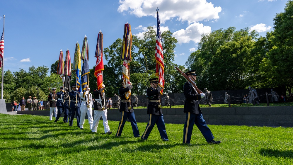 Korean War Veterans Memorial Wreath-laying