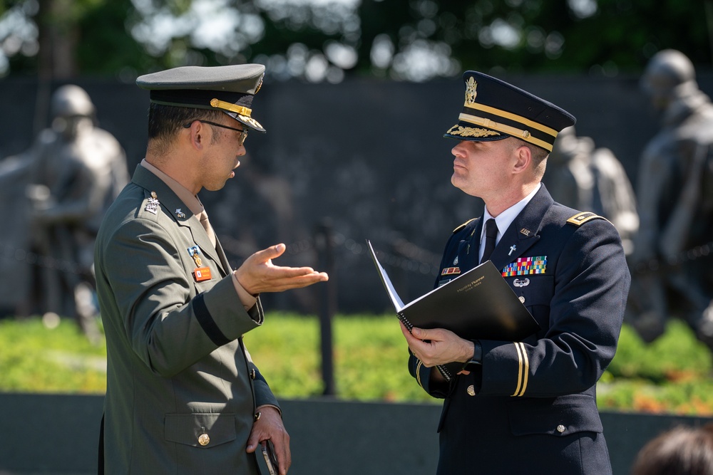 Korean War Veterans Memorial Wreath-laying