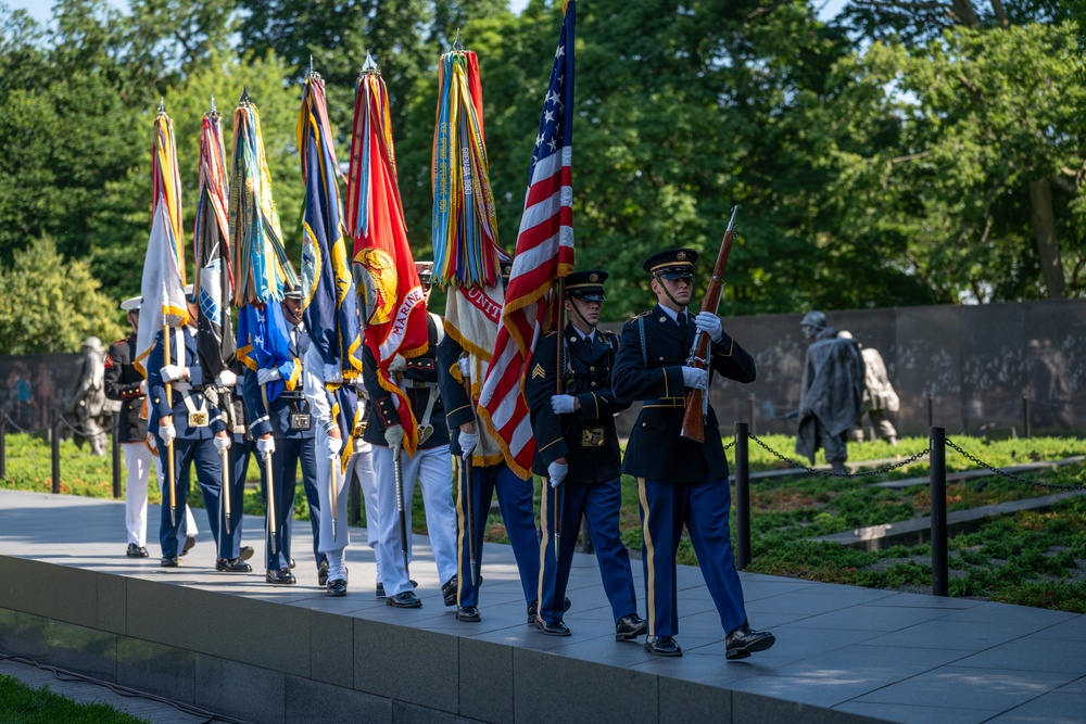 Korean War Veterans Memorial Wreath-laying, May 26, 2025