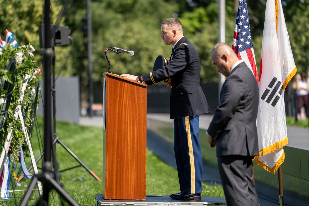 Korean War Veterans Memorial Wreath-laying
