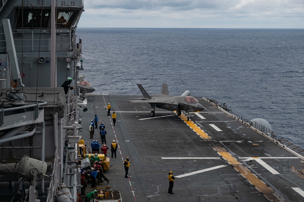 USS America (LHA 6) Conducts Flight Operations