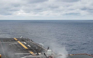 USS America (LHA 6) Conducts Flight Operations