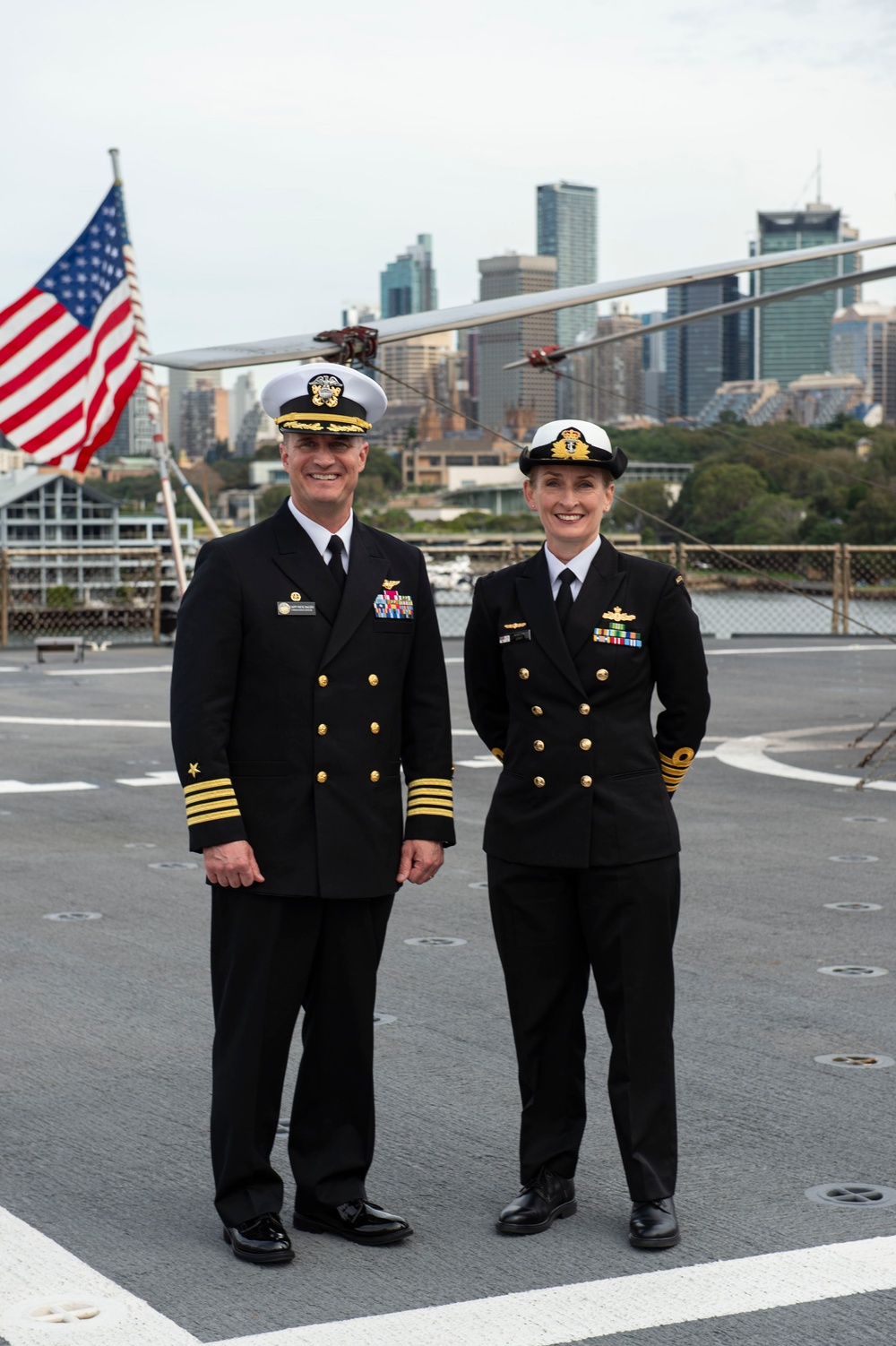 Blue Ridge and Royal Australian Navy Talk with Australian Media