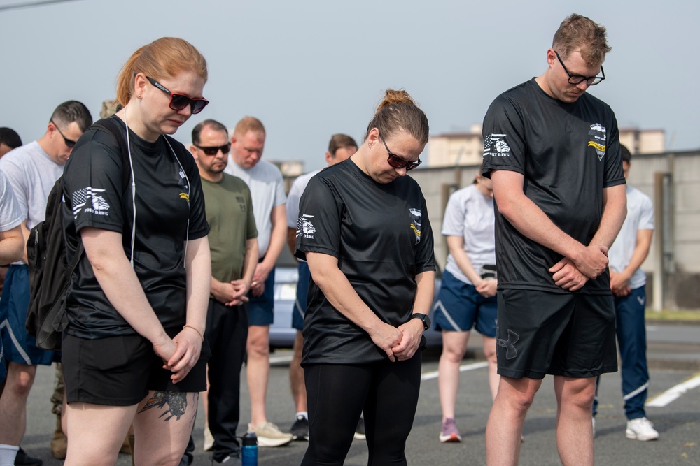 515 AMOG, 374 LRS honor the fallen during Port Dawg Rodeo