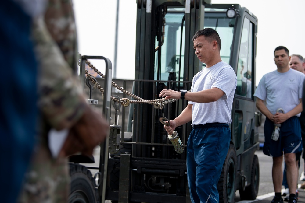 515 AMOG, 374 LRS honor the fallen during Port Dawg Rodeo