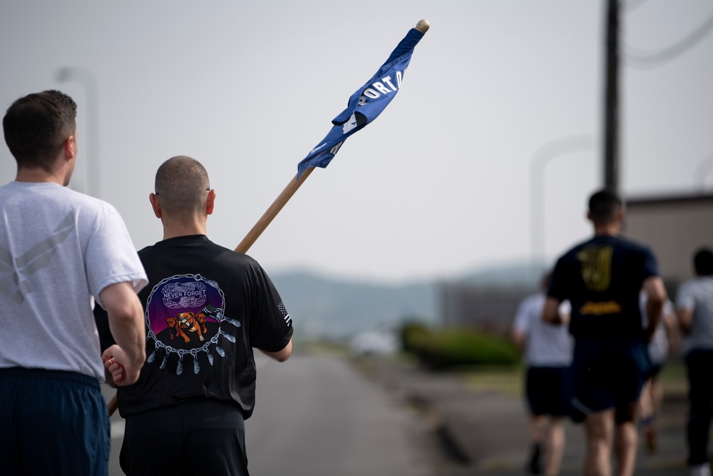 515 AMOG, 374 LRS honor the fallen during Port Dawg Rodeo