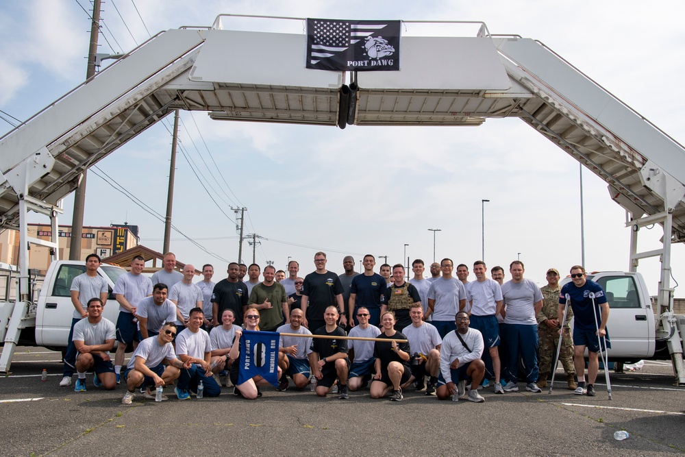 515 AMOG, 374 LRS honor the fallen during Port Dawg Rodeo