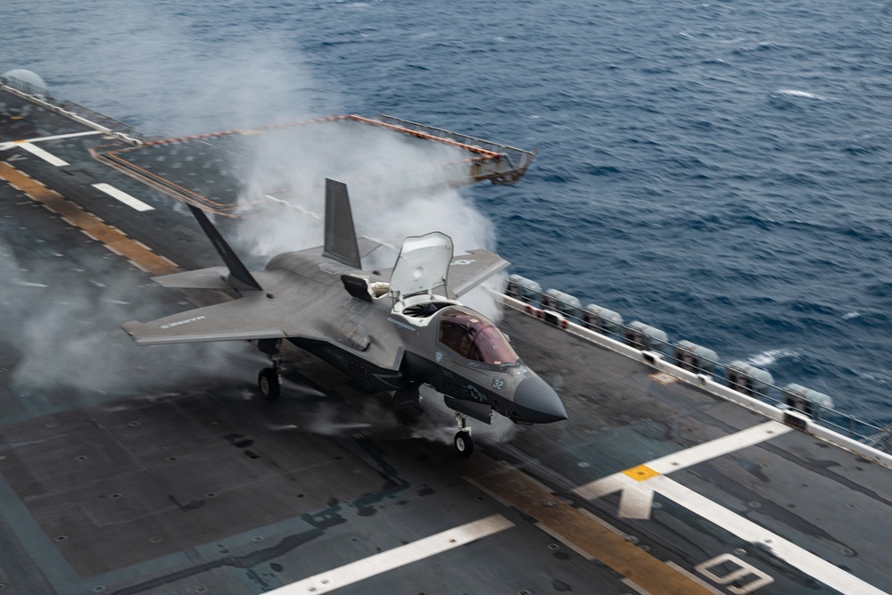 USS America (LHA 6) Conducts Flight Operations