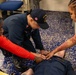 Sailors conduct Tactical Combat Casualty Care training aboard USS America (LHA 6)