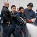 George Washington Sailors test AFFF system
