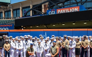 Service Members attend Memorial Day New York Mets game