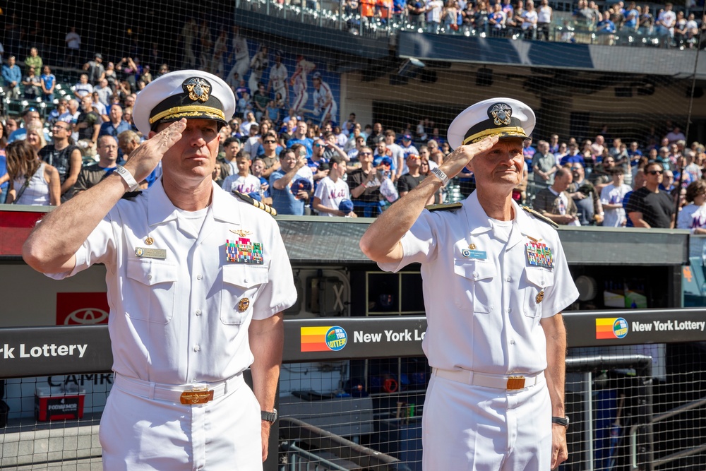 Service Members attend Memorial Day New York Mets game