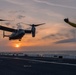 22nd MEU | VMM-263 (REIN) Marines and USS San Antonio Sailors Integrate on the Flight Deck