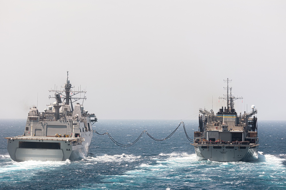 22nd MEU | Replenishment at Sea