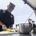 U.S. service members compete in Galley Wars during LA Fleet Week