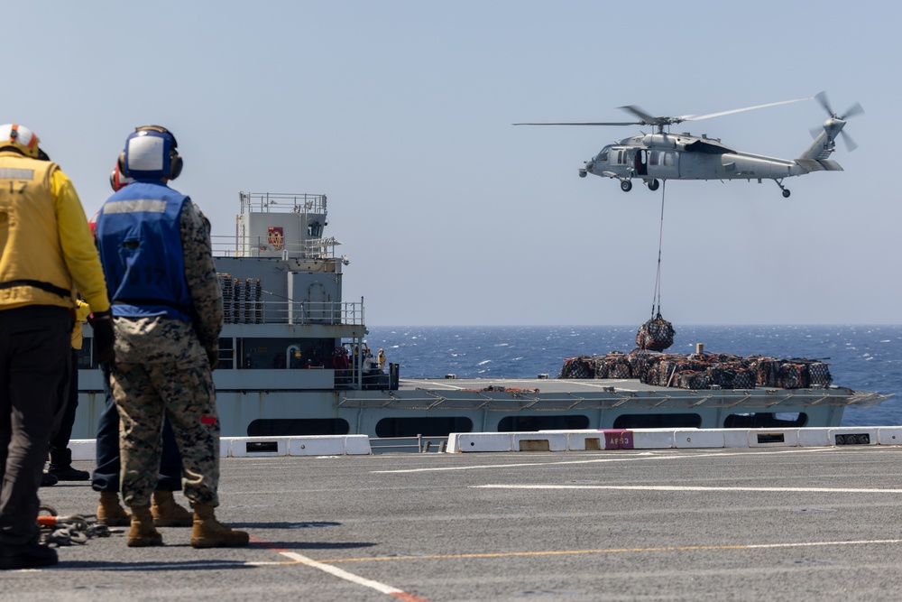 22nd MEU | Replenishment at Sea