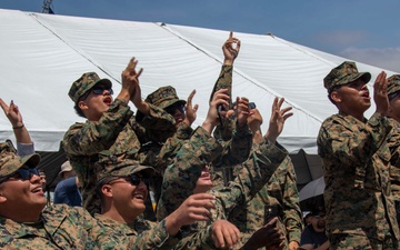 Service Members Perform at a Talent Show during LA Fleet Week